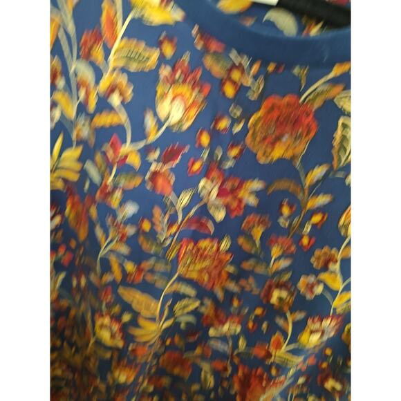 Appleseeds Floral Tshirt Dress Large - Picture 7 of 14